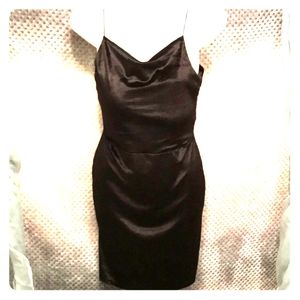 Black velvet dress